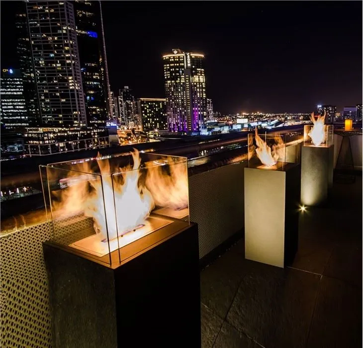 Dış Mekan Isıtıcıları Etanol Brülör Ateş Çukuru